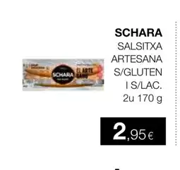 Plusfresc SCHARA Salsitxa artesana s/gluten oferta