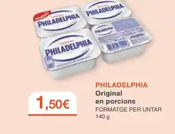 Plusfresc PHILADELPHIA Original en porcions oferta