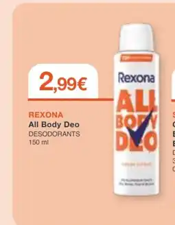 Plusfresc REXONA All Body Deo oferta