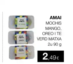 Plusfresc AMAI Mochis mango, oreo i te verd matxa oferta
