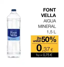 Plusfresc FONT VELLA Aigua mineral oferta
