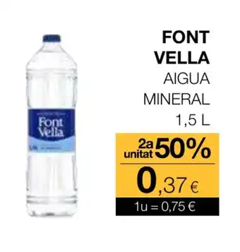 Plusfresc FONT VELLA Aigua mineral oferta