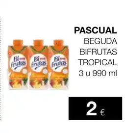 Plusfresc PASCUAL Beguda bifrutas tropical oferta