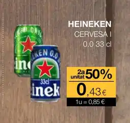 Plusfresc HEINEKEN Cervesa oferta