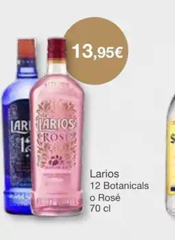 Plusfresc Larios 12 Botanicals o Rosé oferta