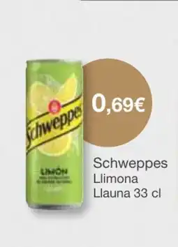Plusfresc SCHWEPPES Llimona Llauna oferta