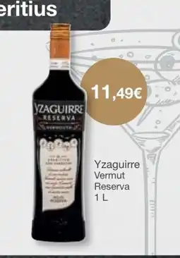 Plusfresc YZAGUIRRE Vermu Reserva oferta