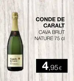 Plusfresc CONDE DE CARALT Cava brut nature oferta