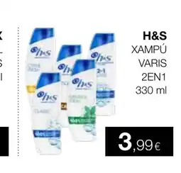 Plusfresc H&S Xampú varis 2en1 oferta