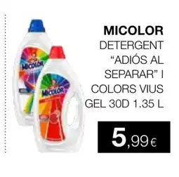 Plusfresc MICOLOR Detergent adiós al separar i colors vius gel oferta