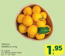 HiperDino Ciruela amarilla oferta