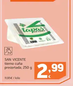 HiperDino SAN VICENTE tierno cuña precortada oferta