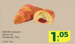 HiperDino Bridor croissant relleno de frambuesa oferta