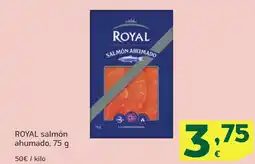 HiperDino ROYAL salmón ahumado oferta