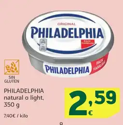 HiperDino PHILADELPHIA natural o light oferta