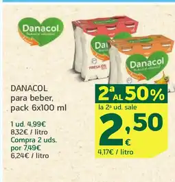 HiperDino DANACOL para beber oferta