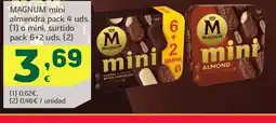 HiperDino MAGNUM mini almendra oferta