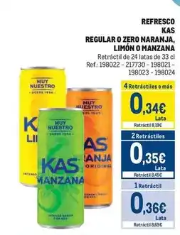 Makro Kas - refresco oferta