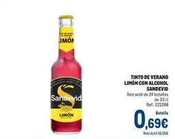 Makro Sandevid - tinto de verano limon con alcohol oferta