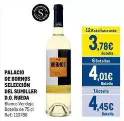 Makro Palacio de bornos - seleccion del sumiller d.o. rueda oferta