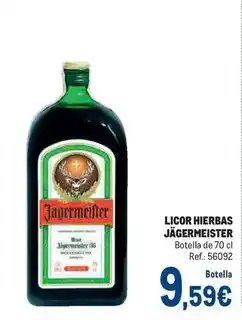 Makro Jagermeister - licor hierbas oferta
