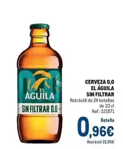 Makro El águila - cerveza 0,0 oferta