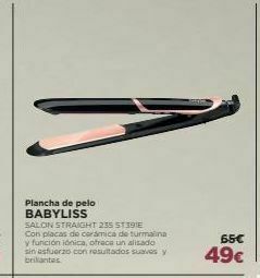 El Corte Inglés Plancha de pelo babyliss oferta