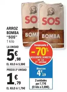 E.Leclerc Sos - arroz bomba oferta