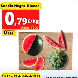 Supermercados Tu Alteza Sandía negra blanca oferta