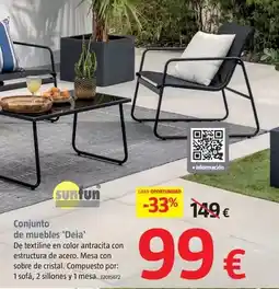 Bauhaus Sunfun - conjunto de muebles 'deia' oferta