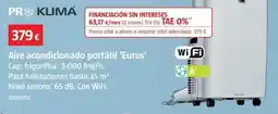 Bauhaus Proklima - aire acondicionado portátil 'eurus' oferta