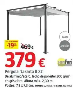 Bauhaus Sunfun - pergola 'jakarta ii xl' oferta