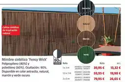 Bauhaus Mimbre sintético 'fency wick' oferta