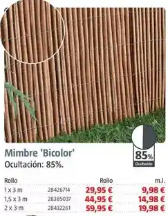 Bauhaus Mimbre 'bicolor' oferta