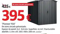 Bauhaus Caseta de jardín 'pioneer y50' oferta