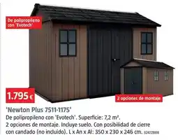 Bauhaus Caseta de jardín 'newton plus 7511-1175' oferta