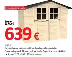 Bauhaus Caseta de jardín 'lode' oferta