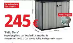 Bauhaus Arcon 'patio store' oferta