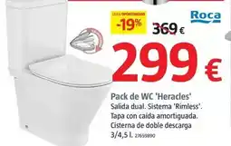 Bauhaus Roca - pack de wc 'heracles' oferta