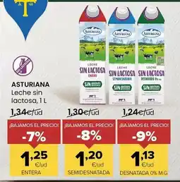 Autoservicios Familia La asturiana - leche sin lactosa oferta