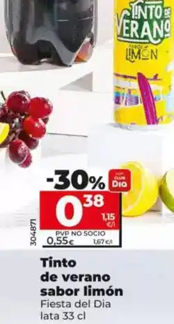 Dia Fiesta del dia - tinto de verano clásico oferta