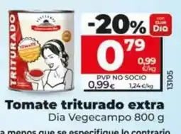 Dia Dia vegecampo - tomate triturado extra oferta