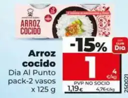 Dia Dia al punto - arroz cocido oferta