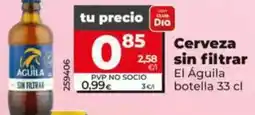 Dia El águila - cerveza sin filtrar oferta