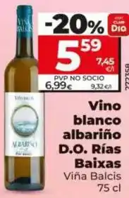 Dia Viña balcis - vino blanco albariño d.o. rías baixas oferta