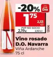 Dia Viña ardanche - vino rosado d.o. navarra oferta