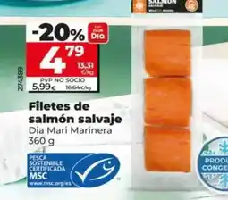 Dia Dia mari marinera - filetes de salmón salvaje oferta