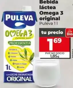 Dia Puleva - bebida láctea omega 3 original 1 l oferta