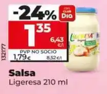Dia Ligeresa - salsa 210 ml oferta