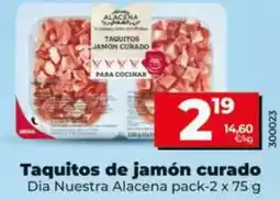 Dia Dia nuestra alacena - taquitos de jamón curado oferta